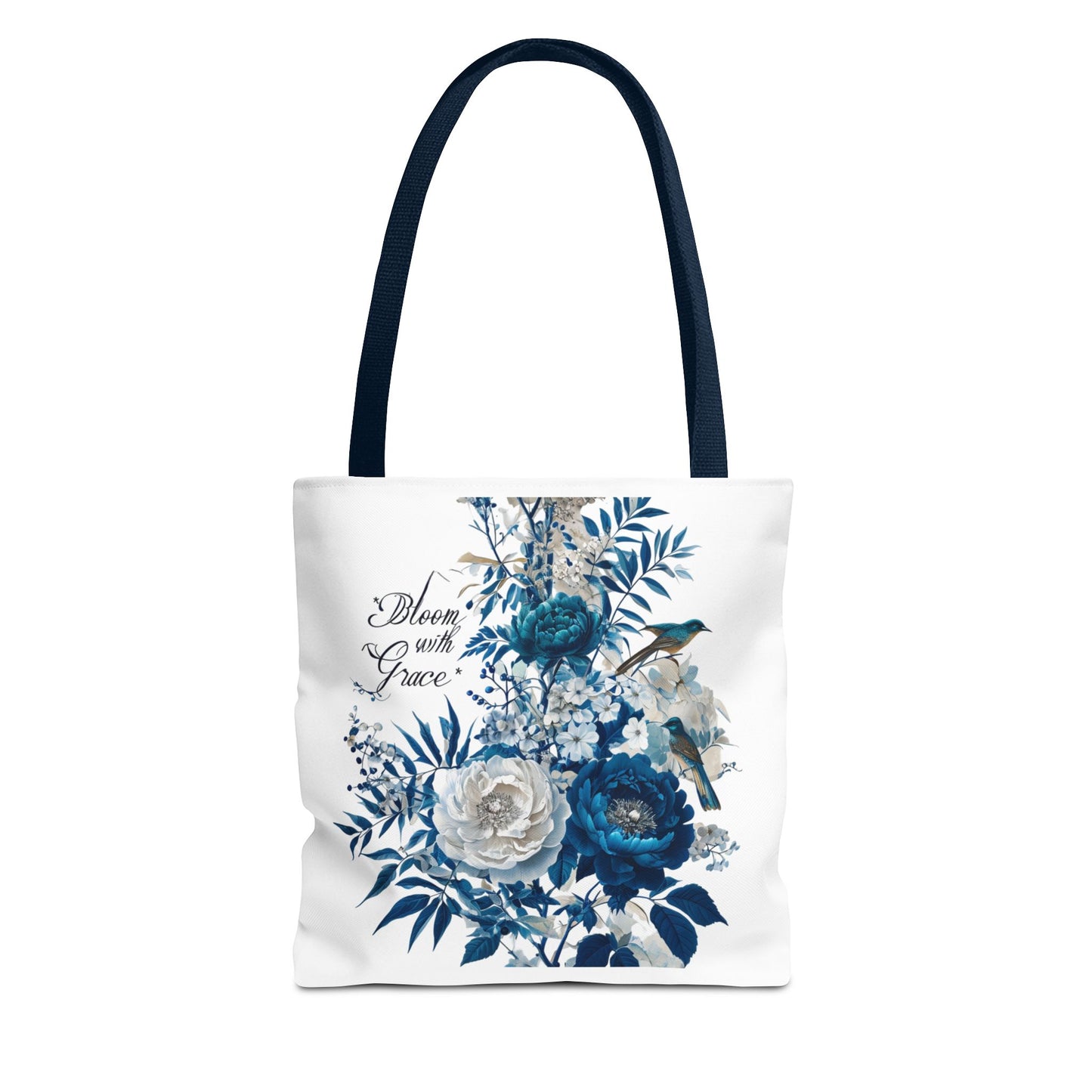 Elegant Botanicals Tote Bag - Bloom with Grace - PchillThreadz