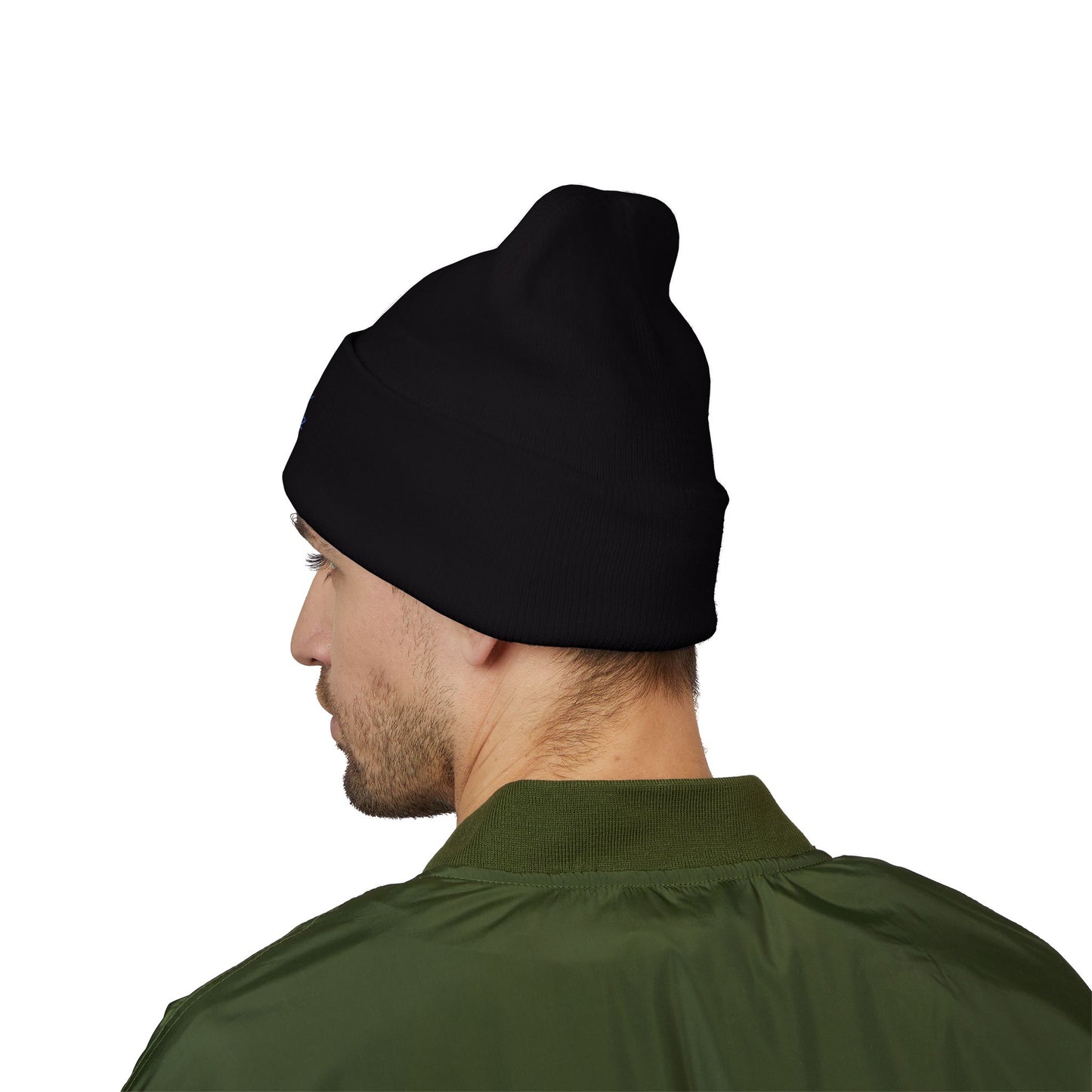 PchillThreadz Signature Blue Logo Beanie - PchillThreadz