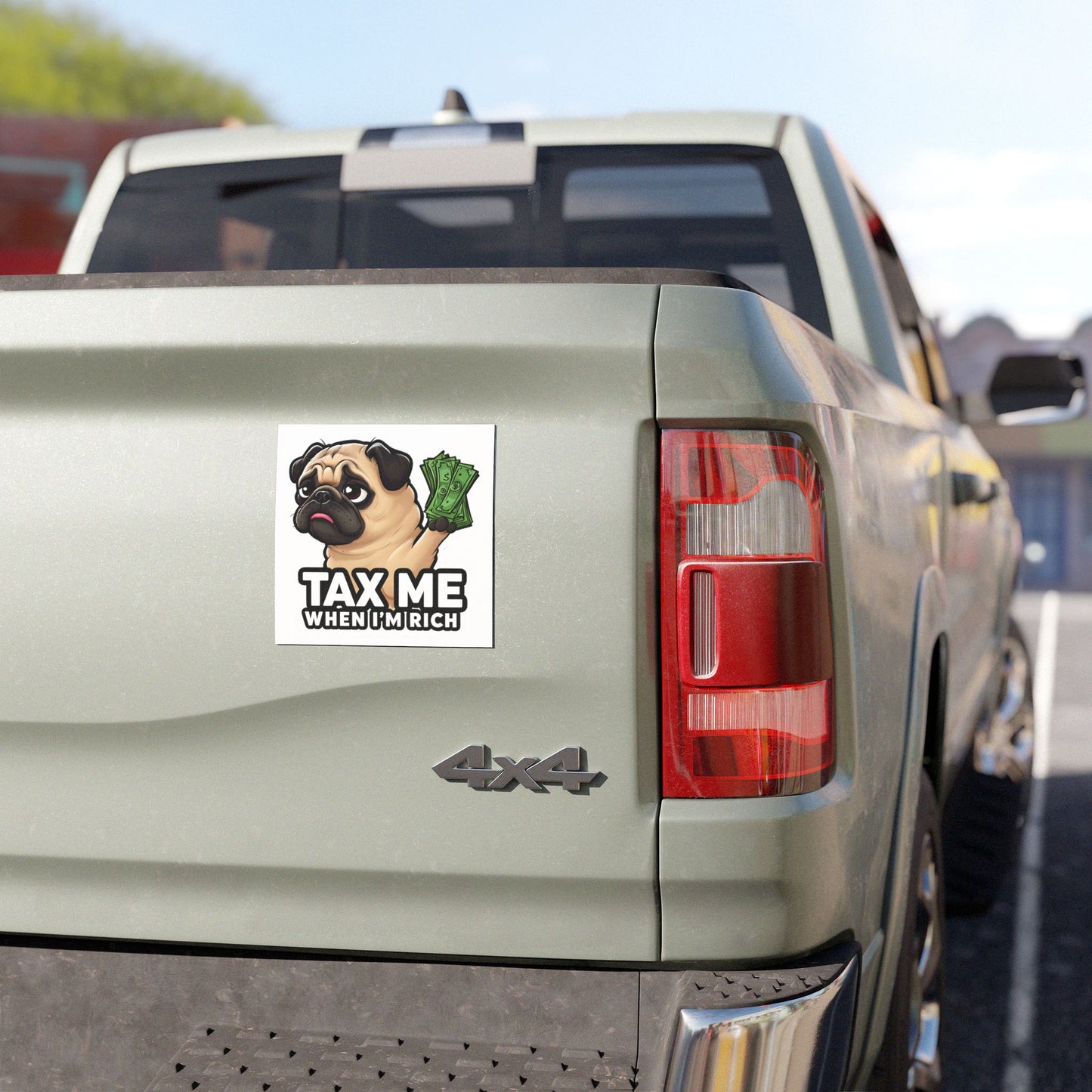 Pug Car Magnet