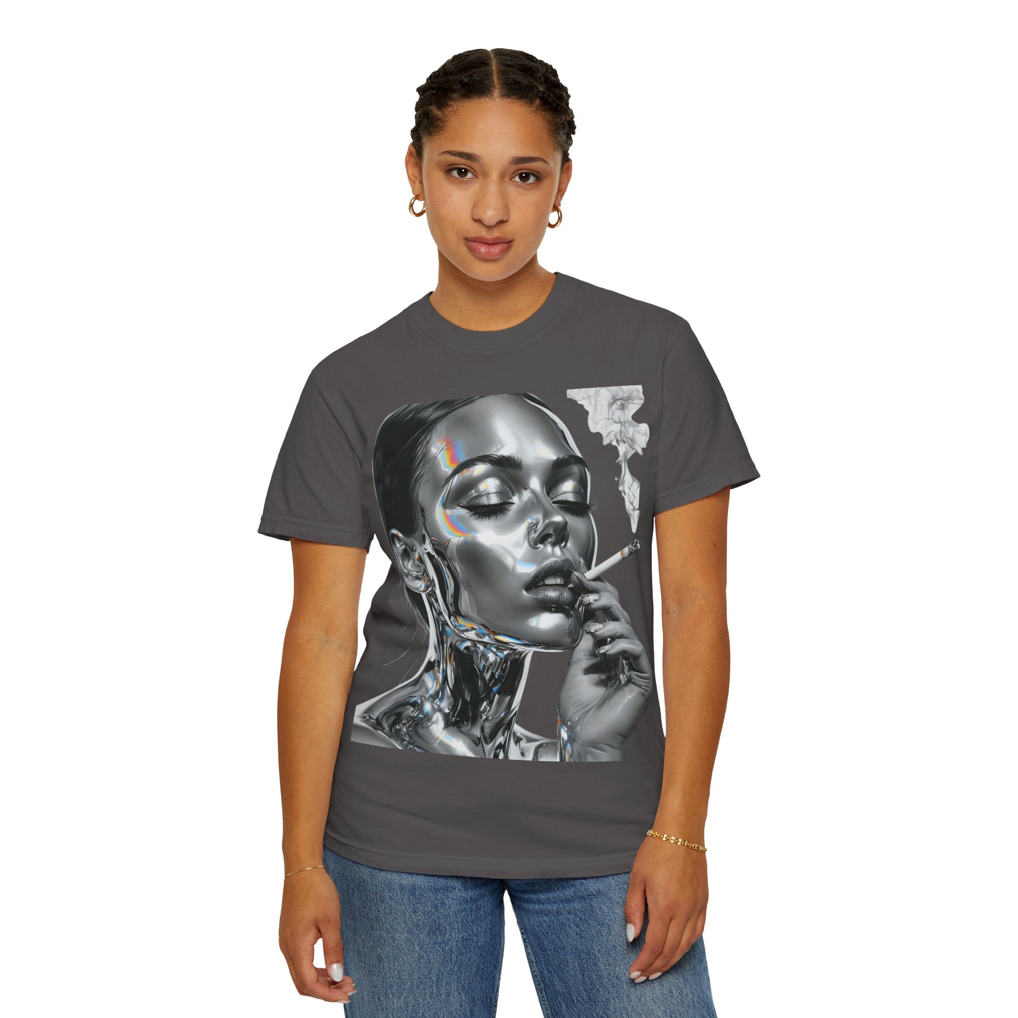 Steel Siren Graphic Tee - PchillThreadz