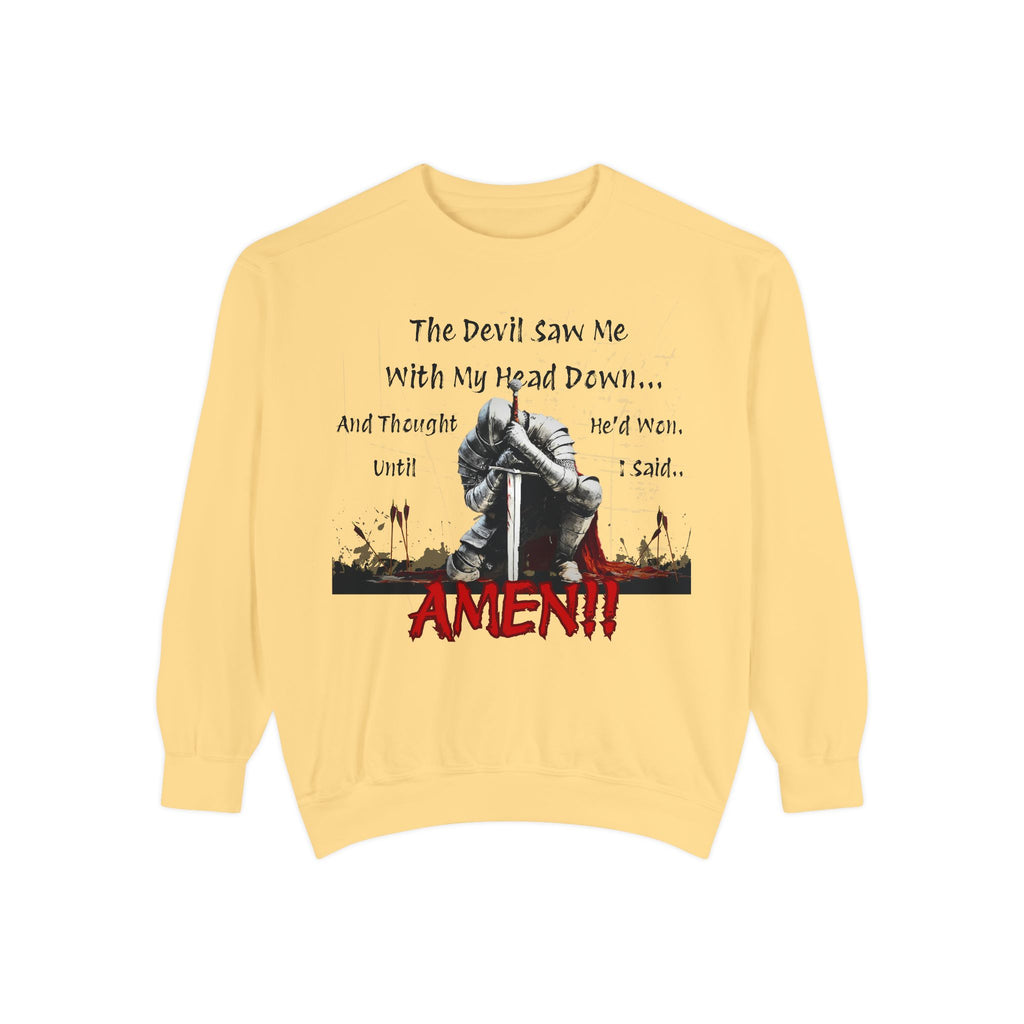 Knight Head Down Graphic Sweatshirt - PchillThreadz