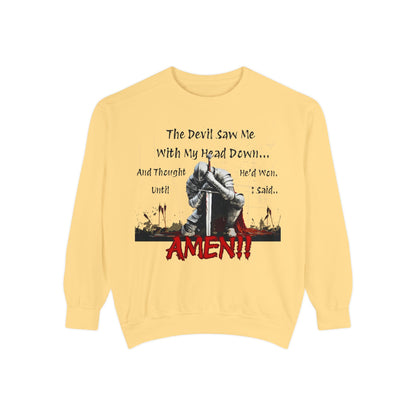 Knight Head Down Graphic Sweatshirt - PchillThreadz