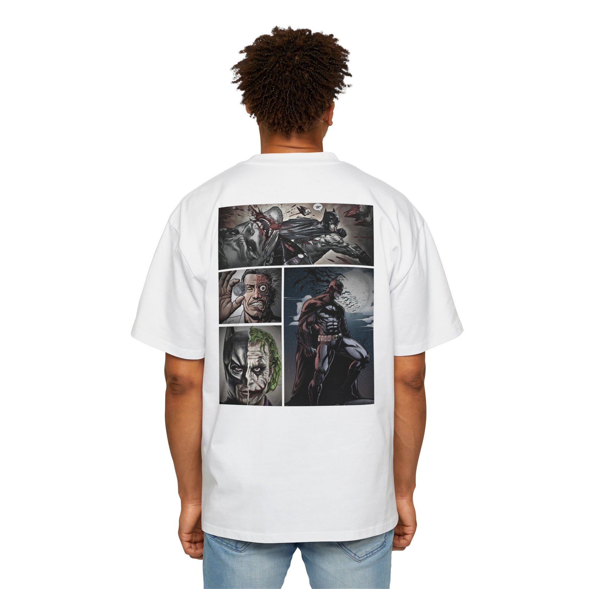 Oversized Batman Graphic Tee - PchillThreadz