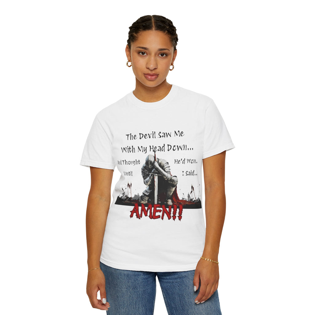 Knight Head Down Graphic Tee - PchillThreadz