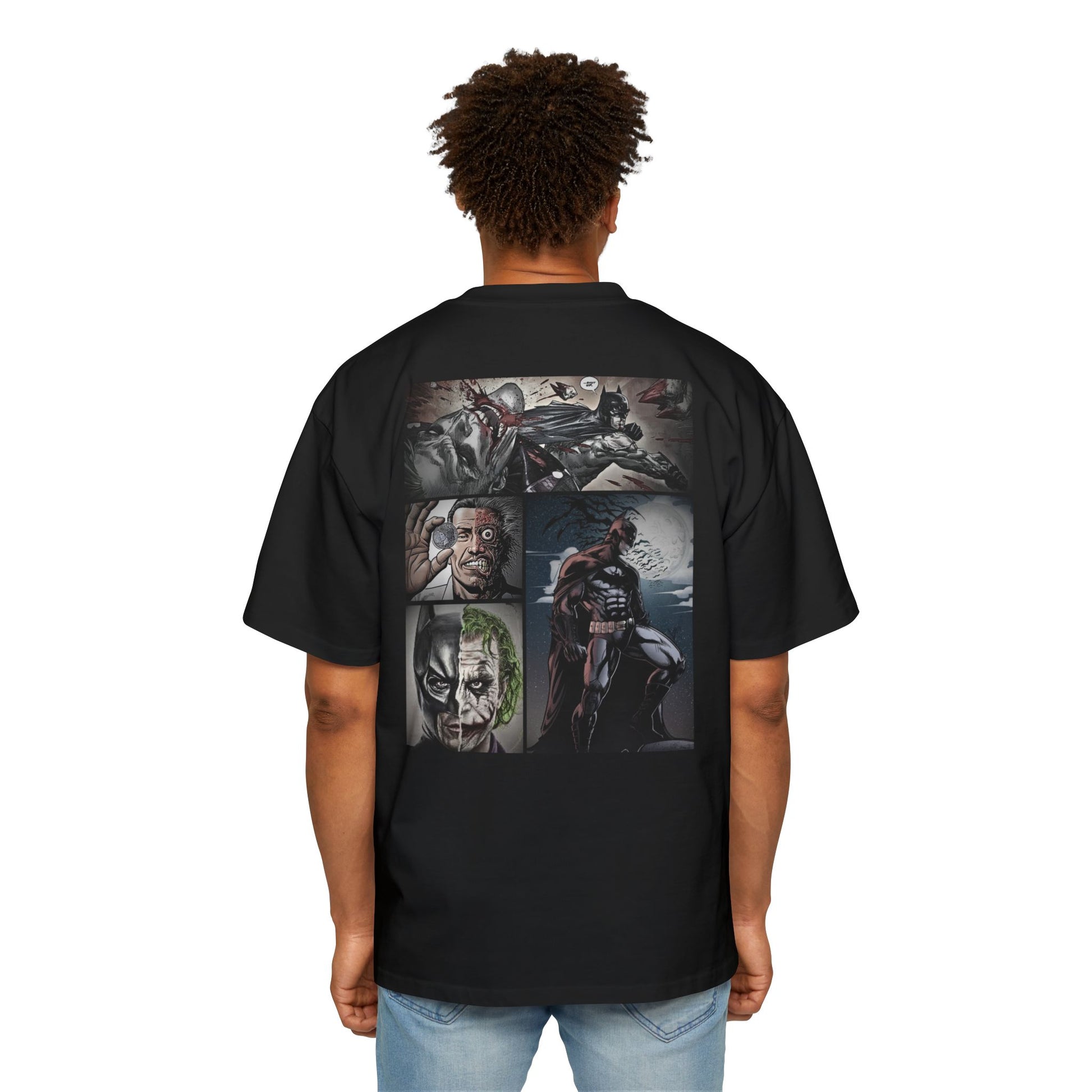 Oversized Batman Graphic Tee - PchillThreadz