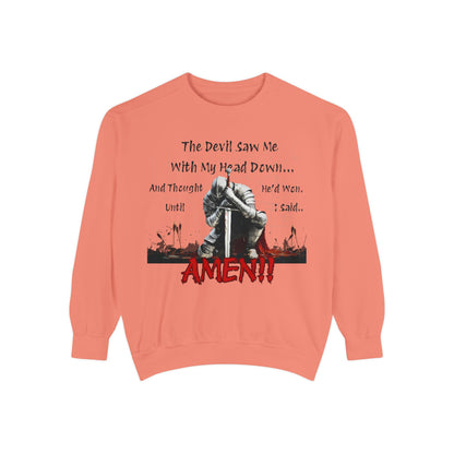 Knight Head Down Graphic Sweatshirt - PchillThreadz