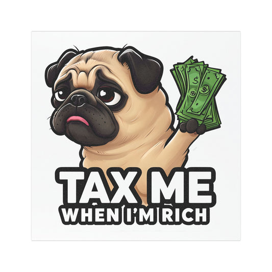 Pug Car Magnet - PchillThreadz