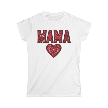Women's T-Shirt with a Floral Mama design - PchillThreadz