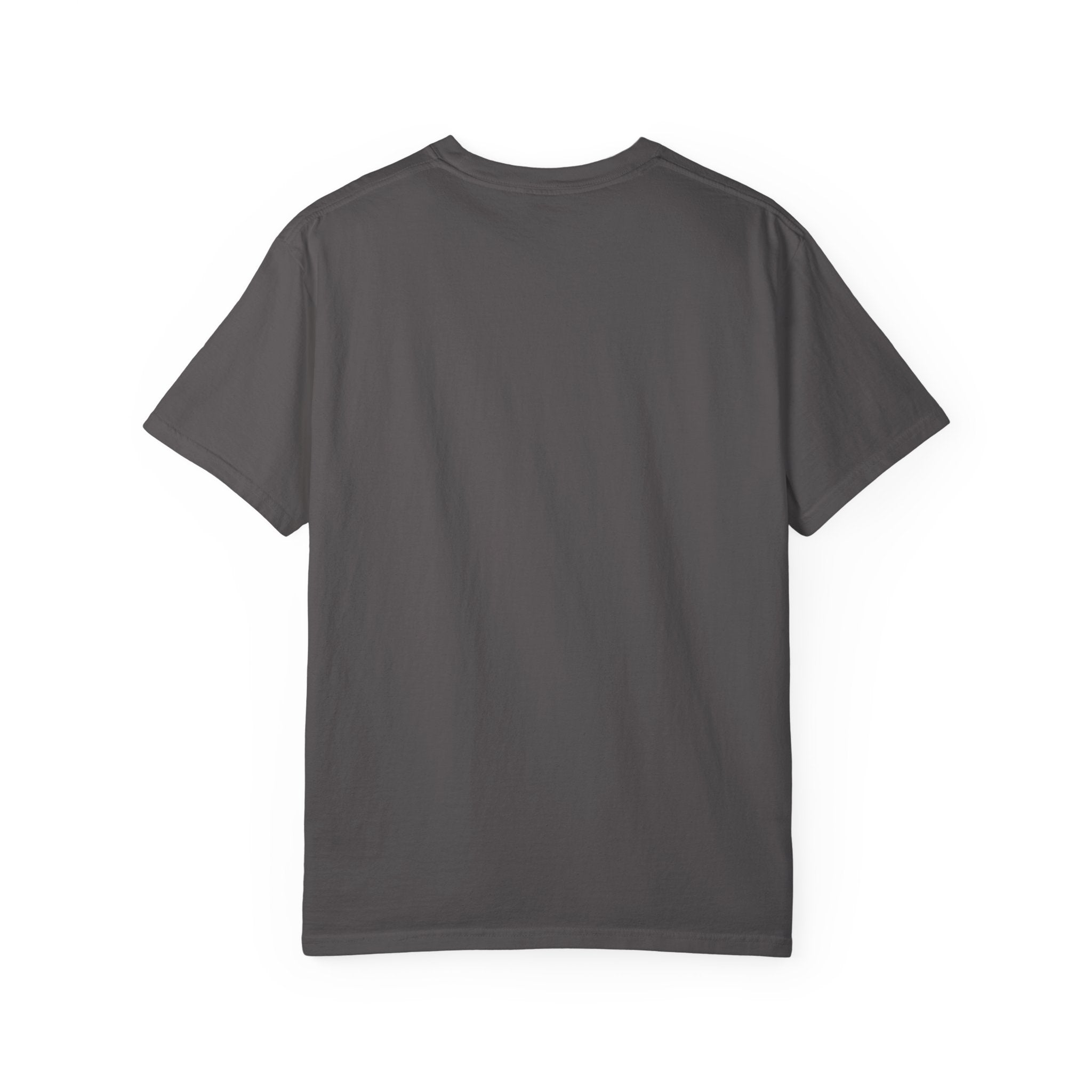back of ninja turtle Gray t-shirt on a white background