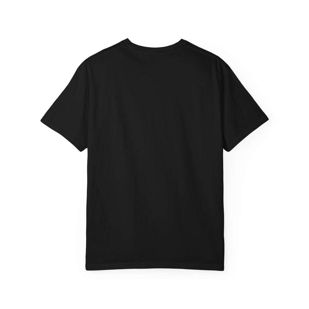 tribal dawn Black t-shirt on a white background